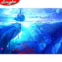 Diamond Painting 5D Full Drill Round Diamond Art Embroidery Home Decoration 20X30CM