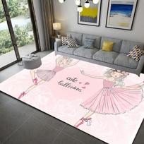 Ballet Girl 3D Print Area Rug Kid Bedroom Game Floor Mat Soft Girl Room Play Carpets for Living Room Home Dcor 40x120cm