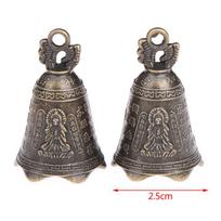 1 vnt Metalinis senovinis varpelis Feng shui vėjo varpelis Fortune Jingle Bell raktų pakabukų pakabukai festivalio vakarėlio namų dekoravimas