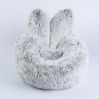 Ilgo plauko naminių gyvūnėlių lizdas šilta žiema medaus katės lizdas pliušinis katės miegančio šuns lizdas augintinio nugaros atrama lizdas Neslystantis šuns guolis S 40cm