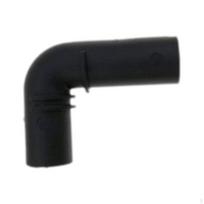 Akvariumo kanistrinio filtro įleidimo anga Žuvų tvenkinio išorinis priedas Lengvas Viršutinis Rain pipe elbow black
