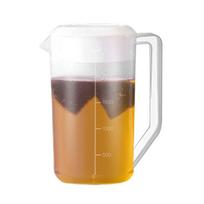 Yousheng Unbreakable Plastic Water Pitcher with Lid BPA-Free Ice Tea Kettle Iced Tea Pitcher Lemonade Juice Beverage Jar for Hot Cold Drinks M