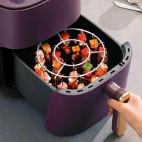 Grill Skewers Rack Set,Rotisserie Tool Shish Kabob Set,Kebab Maker for Garden Outdoor Cooking