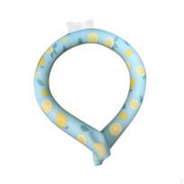 Neck Cooling Tube Cold Ice Pack Summer Portable Wrap for Weather Lemon