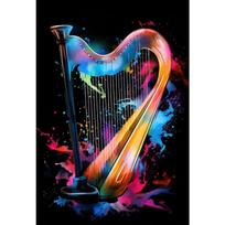 Klasikinės Mados Instrumentai Pianinas Gitara Muzikos Festivalio Plakatas Drobės Paveikslai Sienų Menas Paveikslai Muzikos Studija Namų Dekoras 21cm×30cm NoFrame