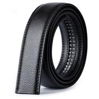 Vyriškas odinis diržas su automatine galvute, be galvutės, 14 raštų, automatinis diržo korpusas 115cm black