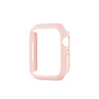 Protective Hard Shell Frame for Apple Watch 9 - Half-Pack PC Case 44mm (Series 4/5/6/SE) rožinė