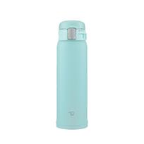 Zojirushi 480ml Water Bottle, One-Touch Mug, Lightweight & Compact, Hot/Cold Retention, Standard Type, Mint Blue, SM-SF48-AM