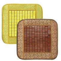 1vnt Car Bamboo Cool Pad Šeimos automobilio dvejopo naudojimo pagalvėlė Kvėpuojanti vėsi pagalvėlė 1pcs ruda