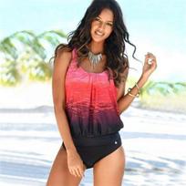 Bikinis Seksualus maudymosi kostiumas Moterims Dydžių Yra Daug Tankini Rinkiniai Moteriškas Tvarstelis Monokinis Maudymosi Kostiumas Vintage Paplūdimio Drabužiai Maudymosi Kostiumai EMA S raudona