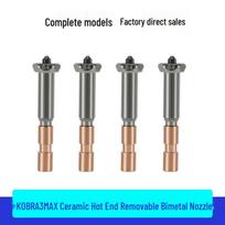 Anycubic Kobra 3 Max 3D Printer with Ceramic Hot End and Hardened Bimetal Nozzle Removable 0.2mm Bimetal Nozzle