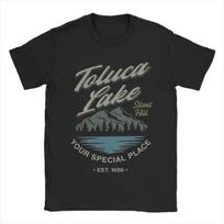 Toluca Lake Silent Hill T Shirts Streetwear  Short Sleeve Vintage Men Women Amusing Harajuku Daily Graphic Unisex Tops M