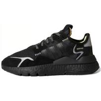 Adidas Originals Nite Jogger J Low Top Kids Lifestyle Shoes Black Teenagers Sneakers EE6489 36⅔
