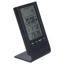 Thermometers Hygrometer Desktop Digital Display Temperature Humidity Gauge with Time Alarm Clock for Home Baby Room juoda