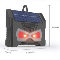 Solar Powered Ultrasonic Animal Repeller Deer Skunk Raccoon Repellent Waterproof Deer Dog Squirrel Skunk Cat Repellent Devices juoda