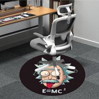 1pc Rick and Morty Office Round Area Rug, Under Office Chairs Bedroom Living Room Home Decor, Room Deco, Available in Various Sizes 80cm