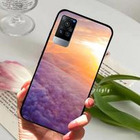 For VIVO X60 Pro 5G Case V2046 V2047A Cartoon Cute Matte Silicone TPU Soft Phone Cover For Vivo X60 X 60 Shockproof Coque Bumper For vivo X60(Curved)