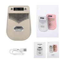 17-tone Smart Kalimba Thumb Piano Bluetooth-compatible Speaker Finger Piano Portable Musical Instrument Gold/Pink 1 auksas
