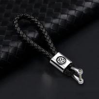 For Volkswagen VW 1Pcs Car Keychain Car Emblem Keyrings Key Case Car Accessories For Volkswagen MK7 MK6 MK5 Ibiza Leon FR 2 Alte juoda