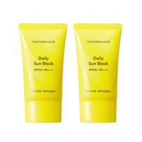 Nature Republic California Aloe Daily Sun Block SPF50+ PA++++ (57ml x 2 Packs)