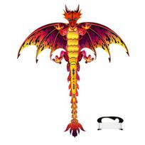 Kaitas Dragon Fly Daugiaspalvis Lengvai skraidantis Lazeriu graviruotas Pterozauro aitvaras Vaikams Vaikams žalia