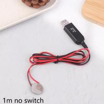 USB-powered 3V CR2032 Battery Converter Cord for Watch and Microphone
