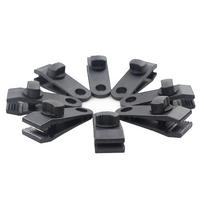 10pcs Tarp Clips Lock Grip Awning Clamp Set Instant Clip Tent Accessories,black