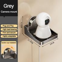 Suction Cup Camera Supporting Holder Wall Mounted Space-saving Router Storage Rack Surveillance Mount Shelf Indoor Outdoor pilka