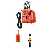 3-in-1 elektrinis keltuvas-gervė, 500 kg talpa, 1500W nešiojama elektrinė gervė, 7,6 m kėlimo aukštis, 5 m/min, su rankiniu, laidiniu ir belaidžiu nuotolinio valdymo pultu