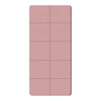 Foldable Yoga Mat Extra Portable Travel Thick TPE Sleeping Mat Non-Slip Men Women Home Gym Workout Pilates Exercise Floor A rožinė