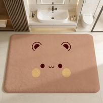BuBu And DuDu Bathroom Mat Anti-slip Absorb Water Long Strip Cushion Bedroon Mat Welcome Doormat 40x60cm