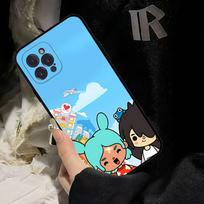 Toca Boca Toca Life World Phone Case For IPhone 17 16 15 14 13 12 11 Pro Max Plus Mini Soft Black Cover iPhone 14