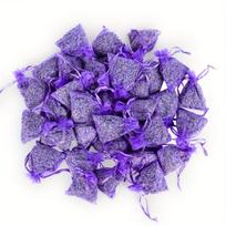 Levandų kvapo maišeliai 10 vnt. Kiekvienas apie 9 gramus Natūralūs aromatiniai maišeliai stalčiui, spintai, automobiliui ir namų gaivinimui One Size violetinė
