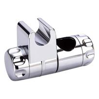 Dušo tvirtinimo laikikliai Dušo keltuvo strypo atraminis laikiklis Reguliuojamas bėgelio slankiklis Dušui galvos laikiklis Slankiojančiam strypui 1 white