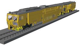 Greenmax Multiple Tamper Theurer original Display Kit 09-16 (Plasser & color) HO-001
