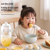 Egg Yolk Shaker Manual Egg Scramble Maker No Shell Breaking Design Easy Operation For Home Kitchen Kids Meal Preparation