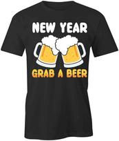 GRAB A BEER TShirt Tee Short-Sleeved Cotton CLOTHING NEW YEARS S1BCA288 L