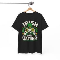 Irish Gaming T-Shirt | Retro Gamer Tee | Fun Graphic for Gamers S