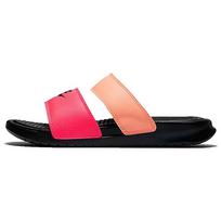 Nike Benassi Duo Ultra Slide Racer Pink Sunset Glow Womens 819717-602 42 juoda