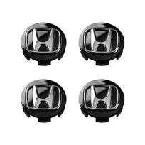 4Pcs/set Car Wheel Center Hub Center Cap Rim Hub Dustproof Cover Emblemem  for Honda Civic Accord Crider City XRV CRV HRV Inspire Fit Odyssey Envix Black