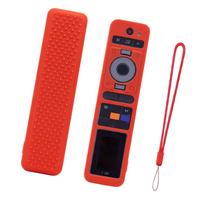 Silicone Protective Sleeve For HTR U35G TV Remote Controls Absorbs Impact And Resists Wear raudona