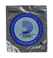 Styga akustinei / elektrinei gitarai D'Adario PL010 .010