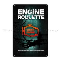 Check Engine Light Metal Signs Cinema Party Character Vintage Create Tin Sign Poster 20x30cm（7.8x11.8inch）