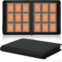 9-Pocket Toploader Binder, Holds 288 Cards, Fits 3x4 Rigid Cases, Black United States