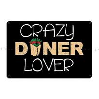 Crazy Doner Lover Kebap Pita Durum Kebab Turkish Metal Sign Club Bar Funny Club Customized Living Room Tin Sign Poster 20x30cm（7.8x11.8inch）