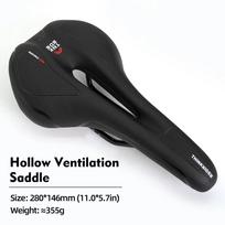 ThinkRider Bicycle Saddle MTB Mountain Road Bike Seat Hollow Comfortable Cycling Cushion Exercise Bike Saddle for Men and Women Race Style