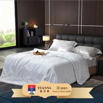 FUANNA Jinshenianhua Jacquard Mulberry Silk Summer Quilt 203x229cm