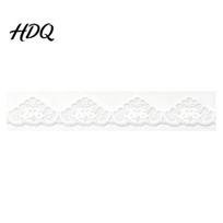 Lace Tape Roll Pattern PET Tapes Floral Arts Decorative Washi Tape Transparent Adhesive Masking Tapes for DIY Craft Scrapbook Journaling, C