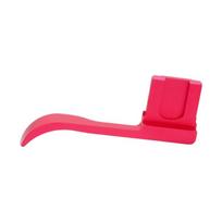 Camera Thumb Handle Ergonomic Aluminum Grip With Accessory Mount Enhances Shoots Comfort rožinė raudona spalva