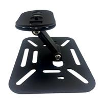 Adjustable Projector Stand With Collapsible Double-tiered Holder Design Portable Steel Frame For Stability Durability
